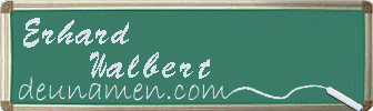 Erhard Walbert Visitenkarte